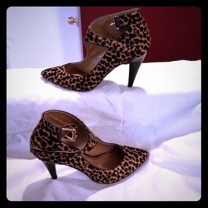Animal-print Booties